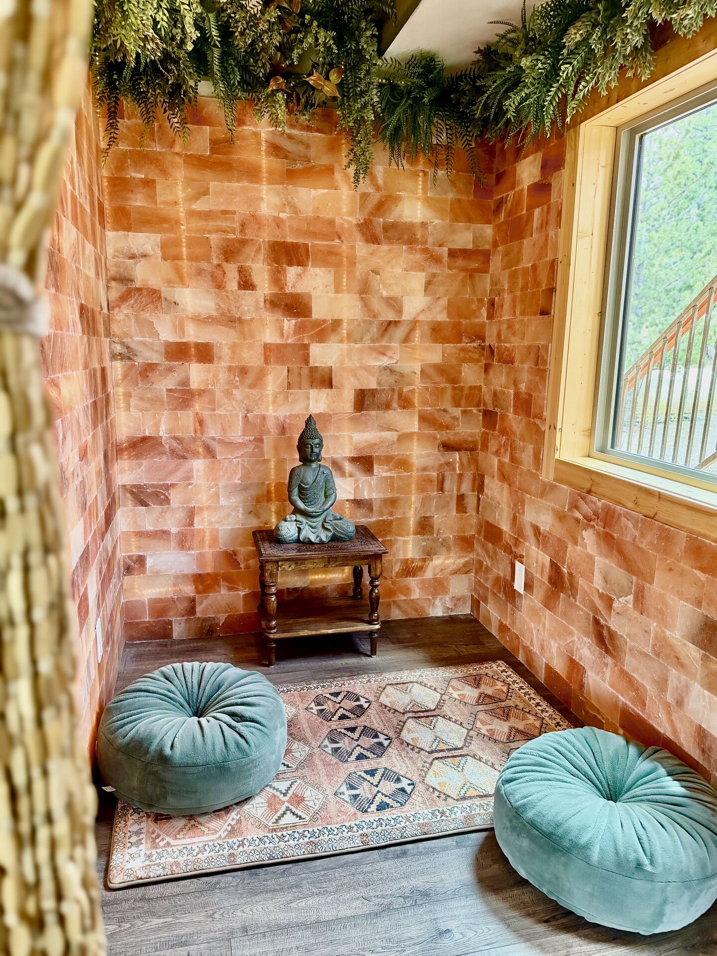 Salt room in daylight